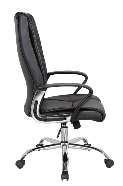 Scaun directorial ergonomic FIRENZE, PU, Negru [3]