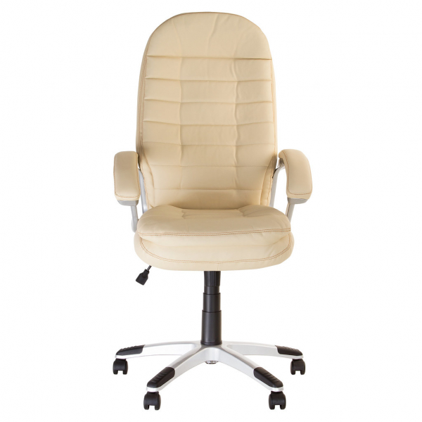Scaun directorial EXPRESS, Crem piele ecologica [2]