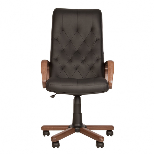 Scaun directorial HAVANA EXTRA, Negru piele naturala [2]