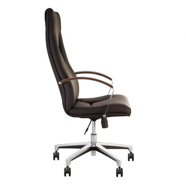 Scaun directorial KINS, Negru piele ecologica [3]
