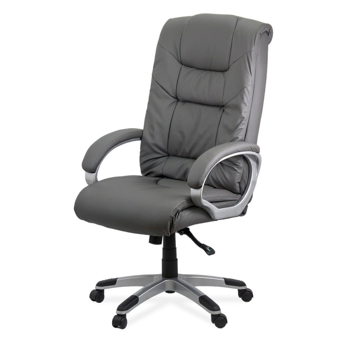 Scaun directorial Nexus 118, gri, piele ecologica [2]