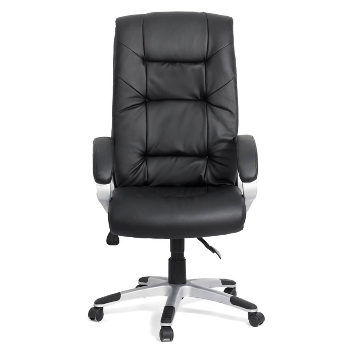 Scaun directorial Nexus 118, negru, piele ecologica [3]