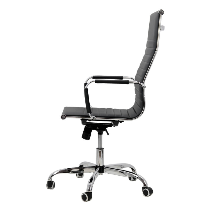 Scaun directorial Regal 189, negru, piele ecologica [2]