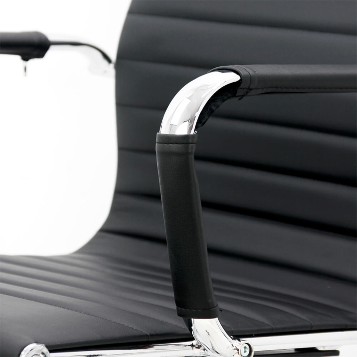 Scaun directorial Regal 189, negru, piele ecologica [3]