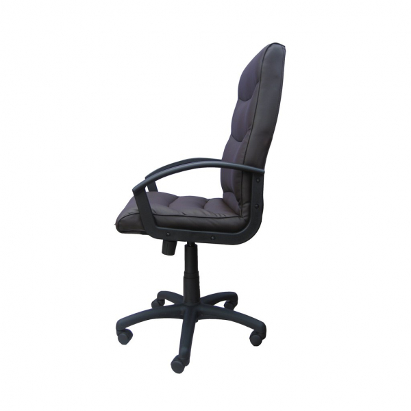 Scaun directorial SENIER, Brun inchis piele ecologica [3]