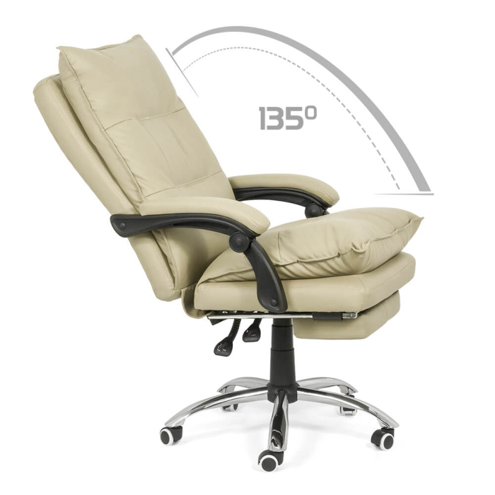 Scaun directorial Sirius 120, crem [3]