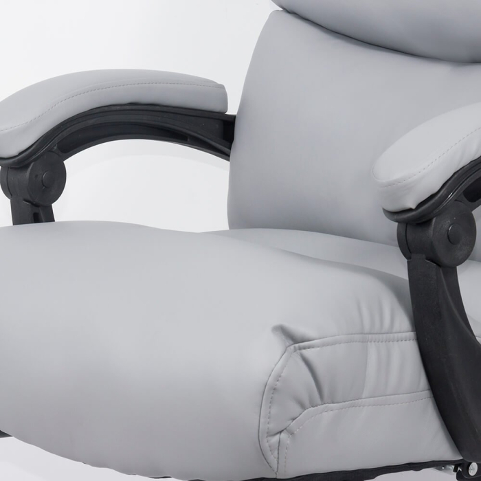 Scaun directorial Zenith 108, gri, piele ecologica [3]