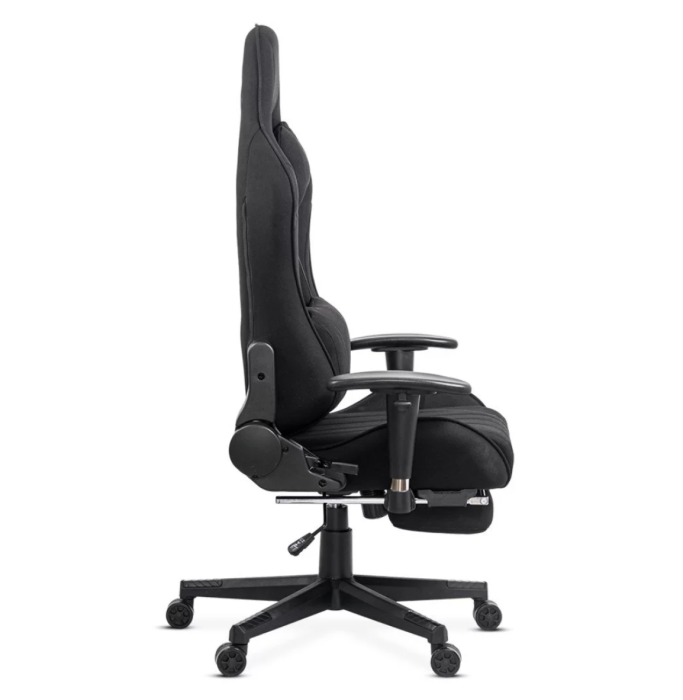 Scaun gaming PHANTOM, cotiere reglabile, suport lombar, Piele ecologica, Negru [7]