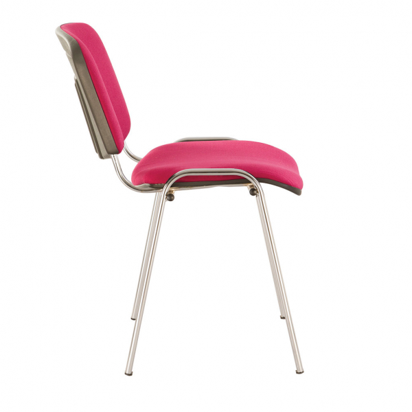 Scaun vizitator GOA CHROME, Bordo stofa cagliari [3]