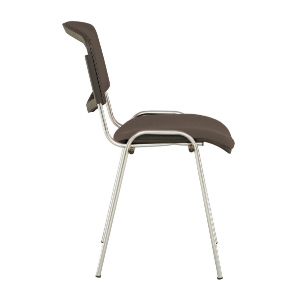 Scaun vizitator GOA NET CHROME, Gri stofa cagliari [3]