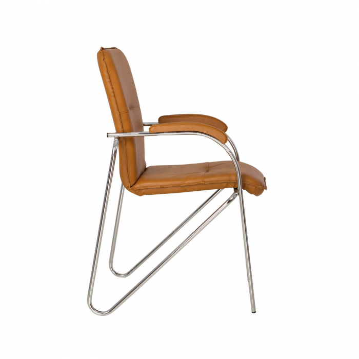 Scaun vizitator MULLER Soft, Aramiu piele ecologica [3]