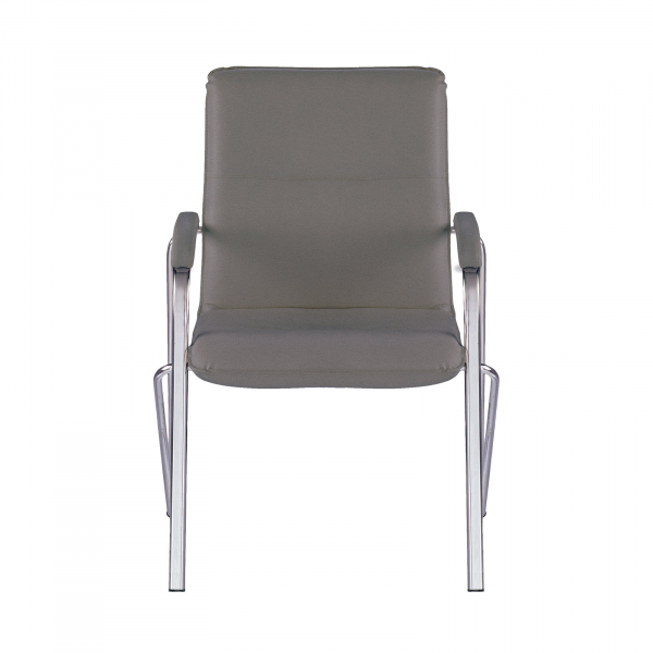 Scaun vizitator MULLER Soft, Gri stofa zesta [2]