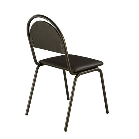 Scaun vizitator TWENTY, Negru piele ecologica [4]