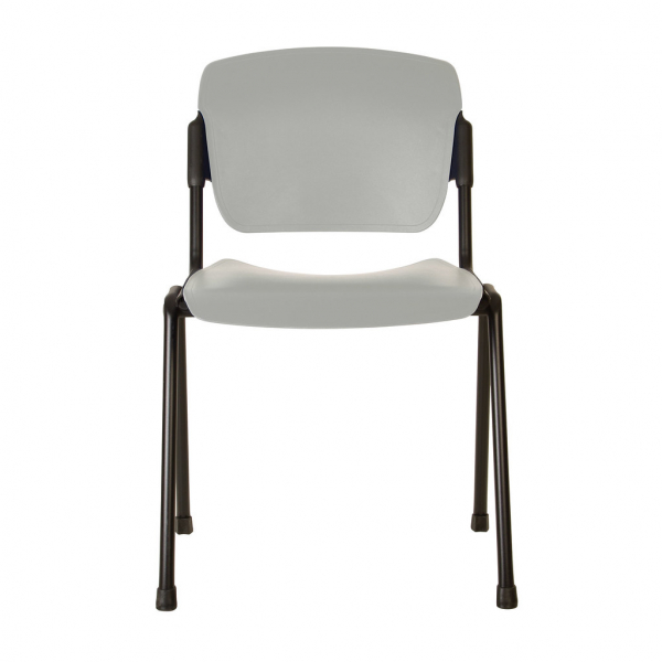 Scaun vizitator VANNI Black Plast, Gri [2]