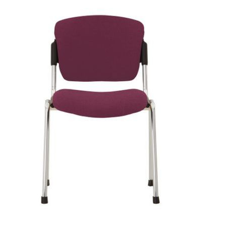 Scaun vizitator VANNI Chrome, Bordo stofa cagliari [4]