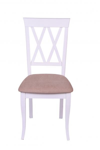 Set 2 scaune Milano, Lemn, White/Misty Beige [3]