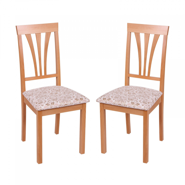 Set 2 scaune Wooden 7, Lemn, Beech/Regent 02 [1]