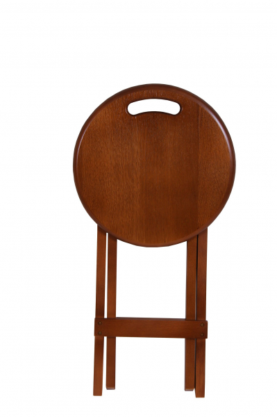 Set 2 taburete pliabile Clever L, Lemn, Walnut [2]