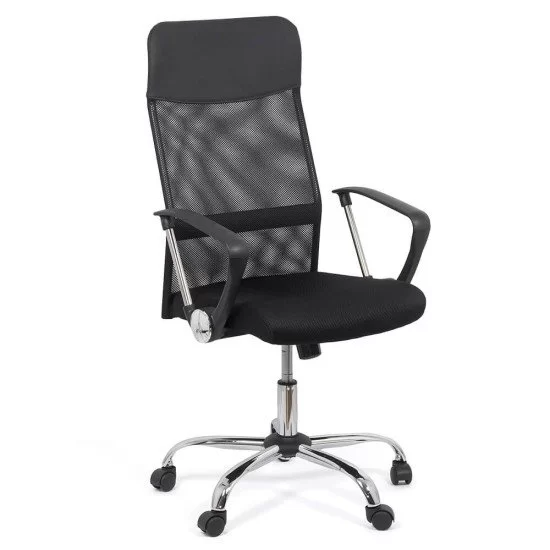 Scaune de birou - Scaun de birou ergonomic TAZZ Mesh/ piele ecologica Negru