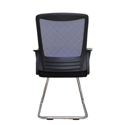 Scaun conferinta/vizitator CANNES CF, mesh, negru/albastru [3]