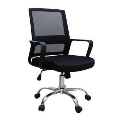 Scaune ergonomice - Scaun de birou ergonomic VEKTOR, mesh, negru