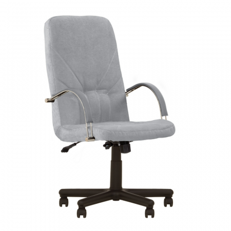 Scaune directoriale - Scaun directorial MAVIS, mecanism Anyfix, textil microfibra, Gri