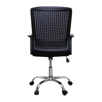 Scaun de birou ergonomic HEXI, mesh, negru [3]