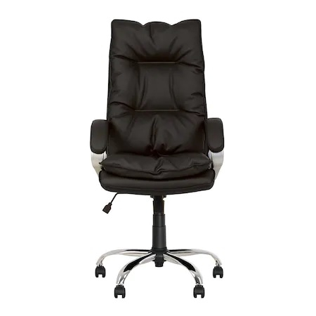 Scaun directorial COVY, piele ecologica, negru [1]