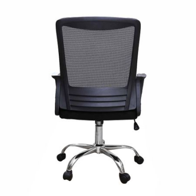 Scaun de birou ergonomic CANNES, mesh, negru [3]