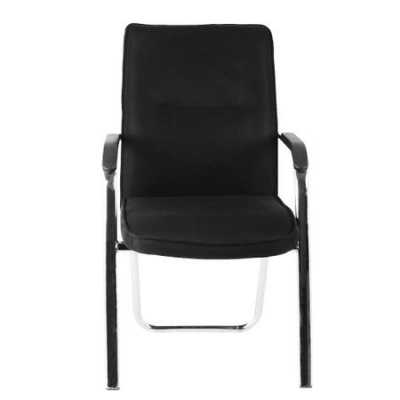 Scaunul de vizitator KORDO CF, textil, cadru cromat negru [1]