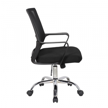 Scaun de birou ergonomic ZELENS, mesh/textil, Negru [1]