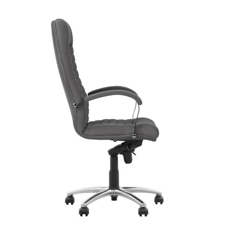 Set 2 scaune directoriale SENNA, textil microfibra, Gri [3]