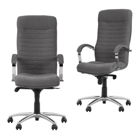 Scaune directoriale - Set 2 scaune directoriale SENNA, textil microfibra, Gri