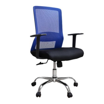 Scaune de birou - Scaun de birou ergonomic EASY, mesh, negru/albastru