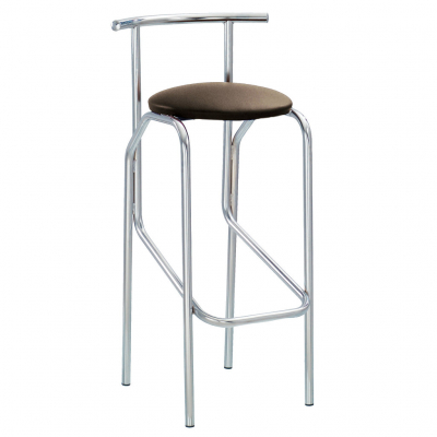 Mobilier pentru bucătărie - Scaun bar cafenea Borneo Wenge piele ecologica