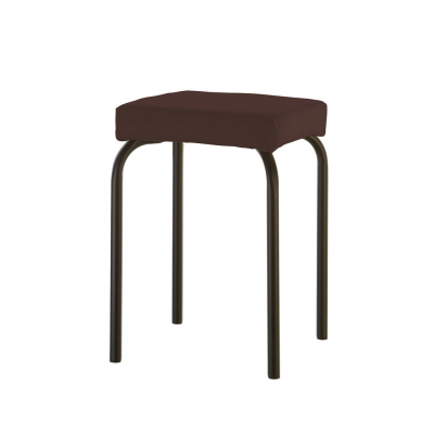 Mobilier pentru bucătărie - Scaun bucatarie Avida Black, Wenge piele ecologica