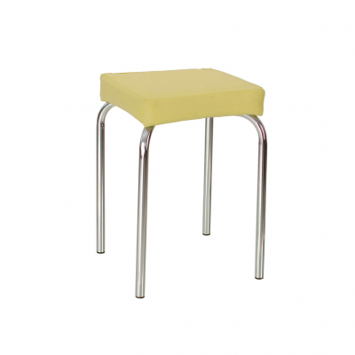 Scaune de bucătărie - Scaun bucatarie Avida Chrome, Oliv piele ecologica
