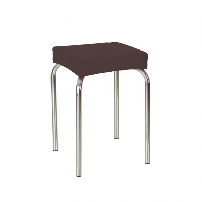 Mobilier pentru bucătărie - Scaun bucatarie Avida Chrome, Wenge piele ecologica