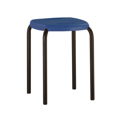 Mobilier pentru bucătărie - Scaun bucatarie Beetle Black, Albastru