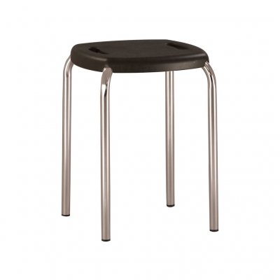 Mobilier pentru bucătărie - Scaun bucatarie Beetle Chrome, Negru