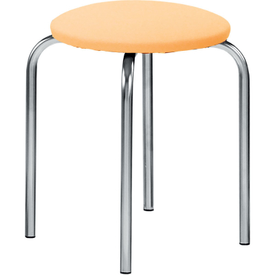Mobilier pentru bucătărie - Scaun bucatarie Home, Ocru piele ecologica