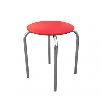 Mobilier pentru bucătărie - Scaun bucatarie Home, Rosu piele ecologica