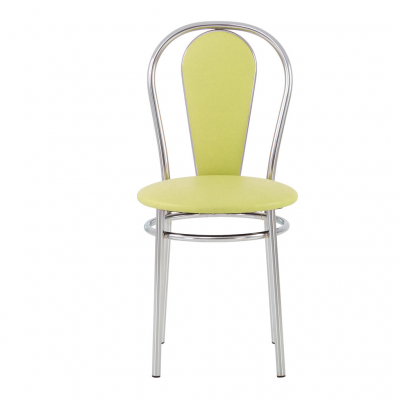 Scaun bucatarie  Kimi Chrome, Oliv piele ecologica [1]