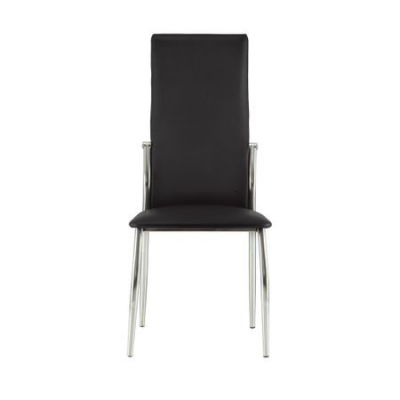 Scaun bucatarie Mark, Negru piele ecologica [1]