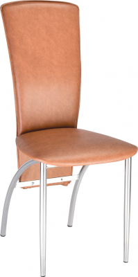 Scaun bucatarie Nora Chrome, Aramiu piele ecologica [1]