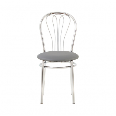 Scaun bucatarie Picard Chrome, Gri piele ecologica [1]