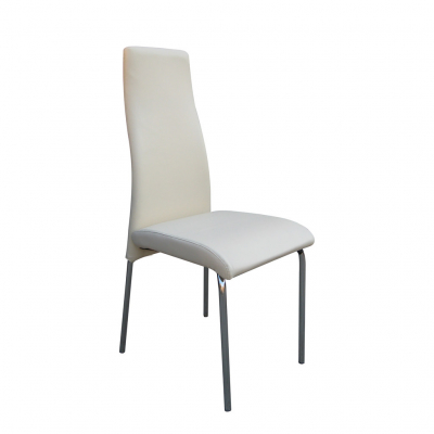 Mobilier pentru bucătărie - Scaun bucatarie TAILOR, Crem piele ecologica