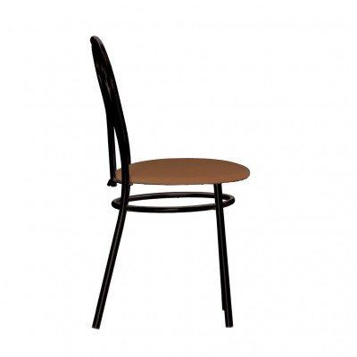 Scaun bucatarie Velvet Black, Maro piele ecologica [1]