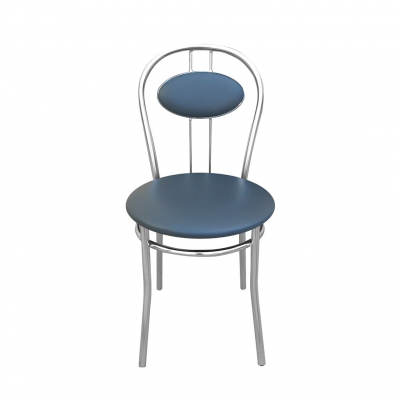 Mobilier pentru bucătărie - Scaun bucatarie Wegner, Gri piele ecologica