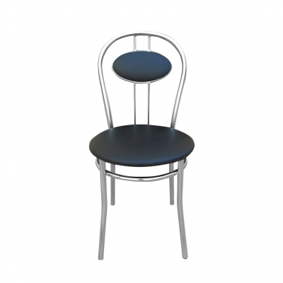 Mobilier pentru bucătărie - Scaun bucatarie Wegner, Negru piele ecologica